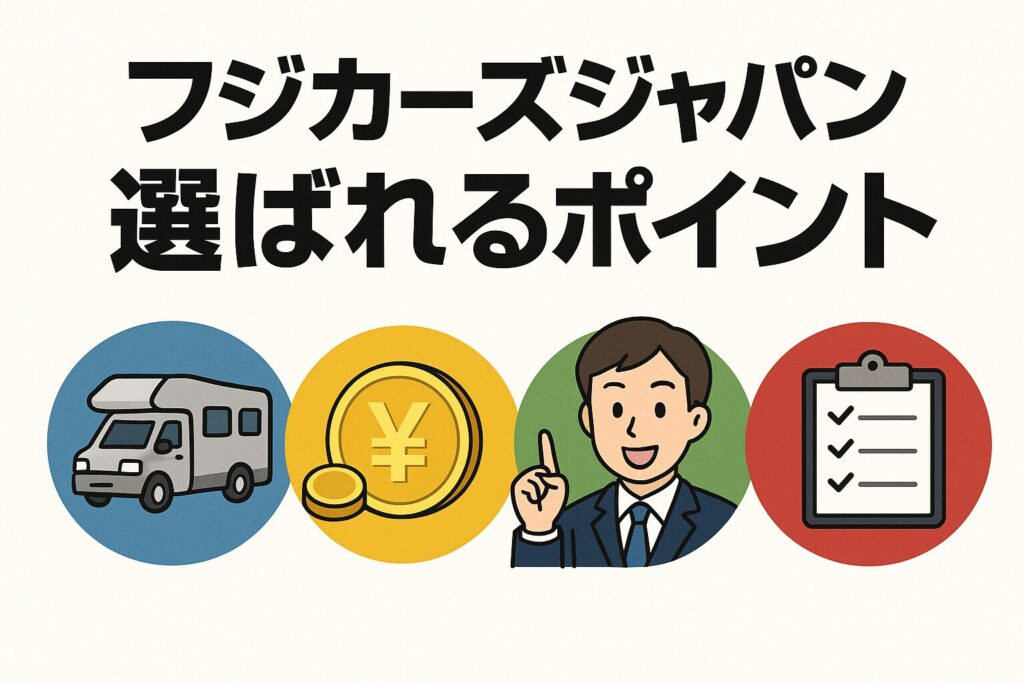 フジカーズジャパンの選ばれるポイント