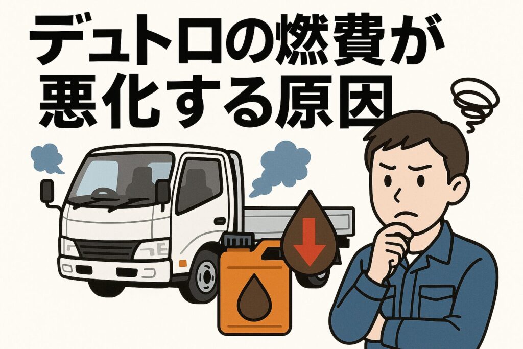 デュトロの燃費が悪化