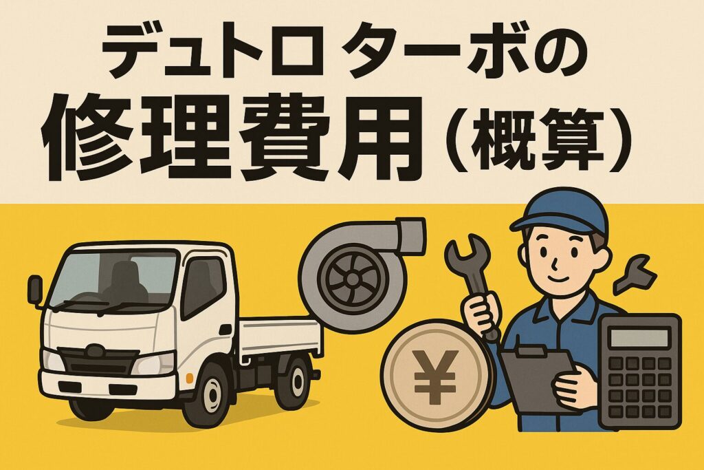 デュトロターボ修理費用