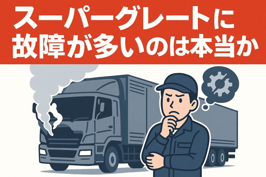 スーパーグレート故障が多い