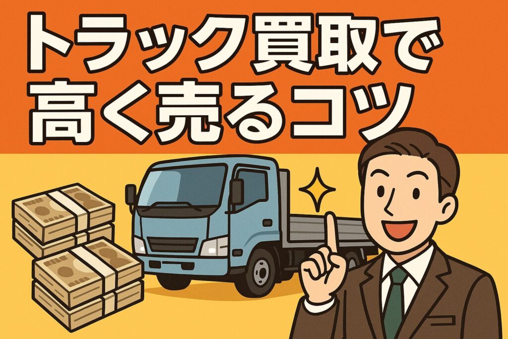 トラック買取で高く売るコツ