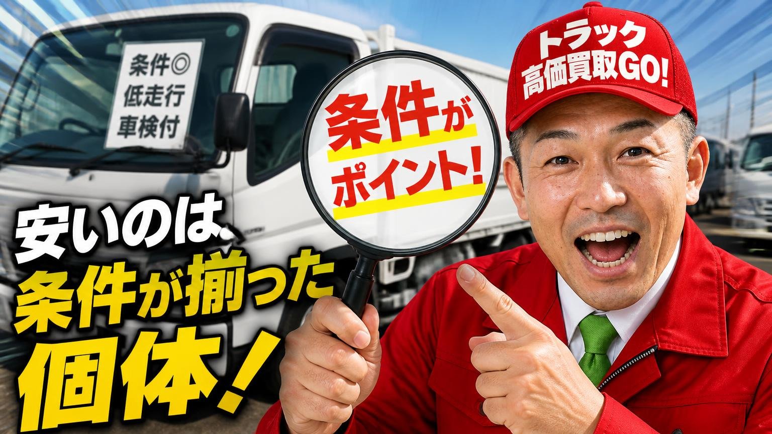 結論:キャンターが安いのではなく「安い条件が揃った個体」が目に入っている