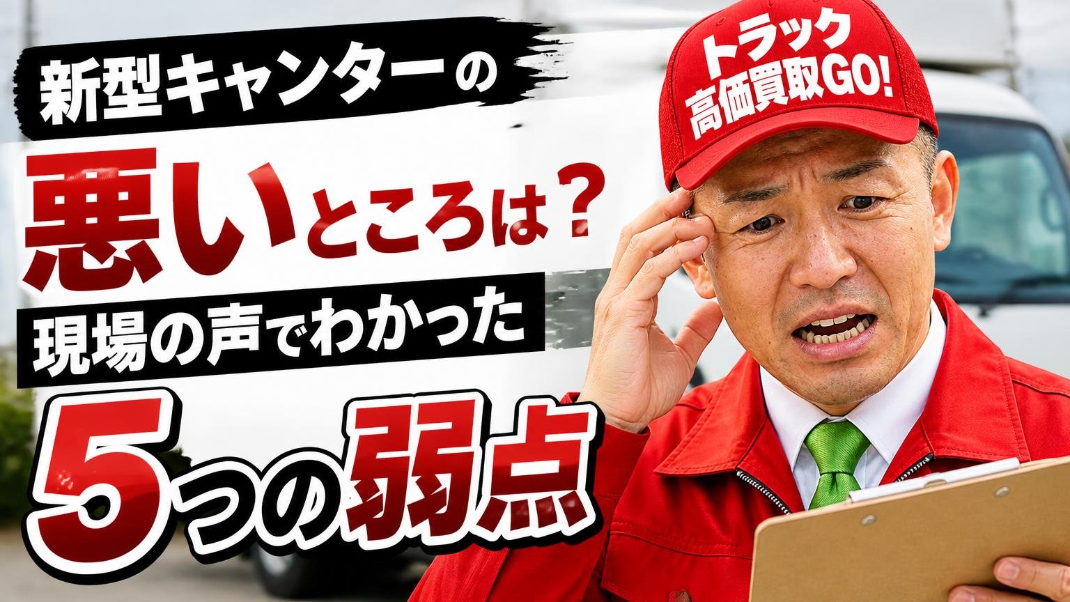 新型キャンターの悪いところは?現場の声でわかった5つの弱点
