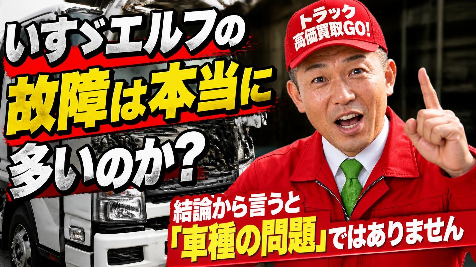 いすゞエルフの故障は本当に多いのか？結論から言うと「車種の問題」ではありません
