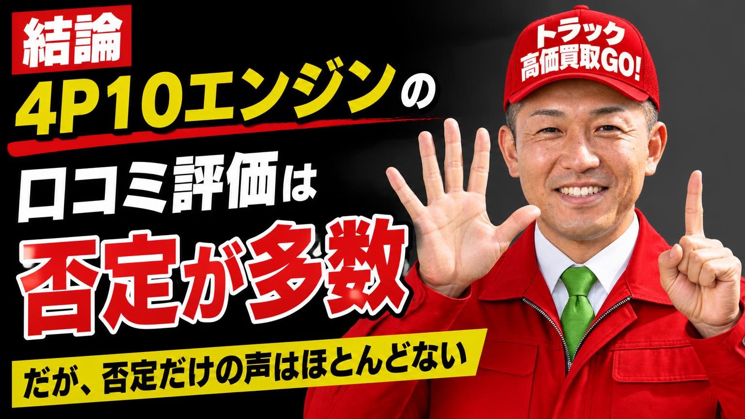【結論】4P10エンジンの口コミ評価は「否定が多数」だが、否定だけの声はほとんどない