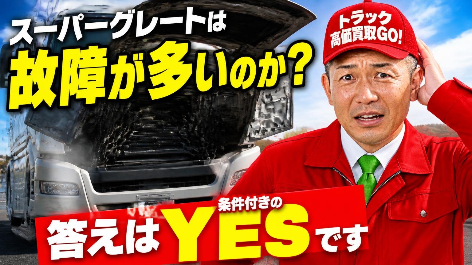スーパーグレートは故障が多いのか？答えは「条件付きのYES」です