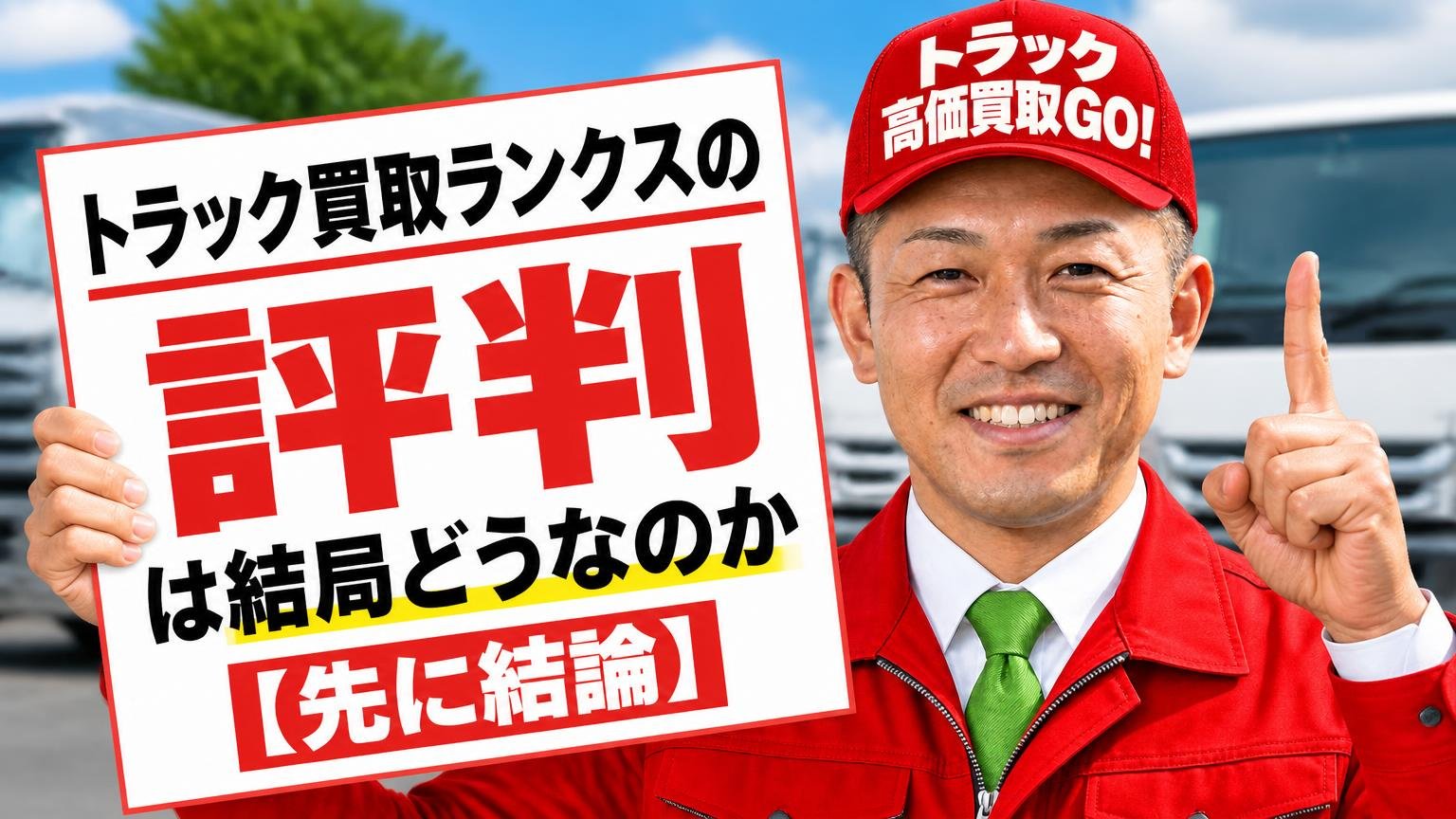 トラック買取ランクスの評判は結局どうなのか【先に結論】
