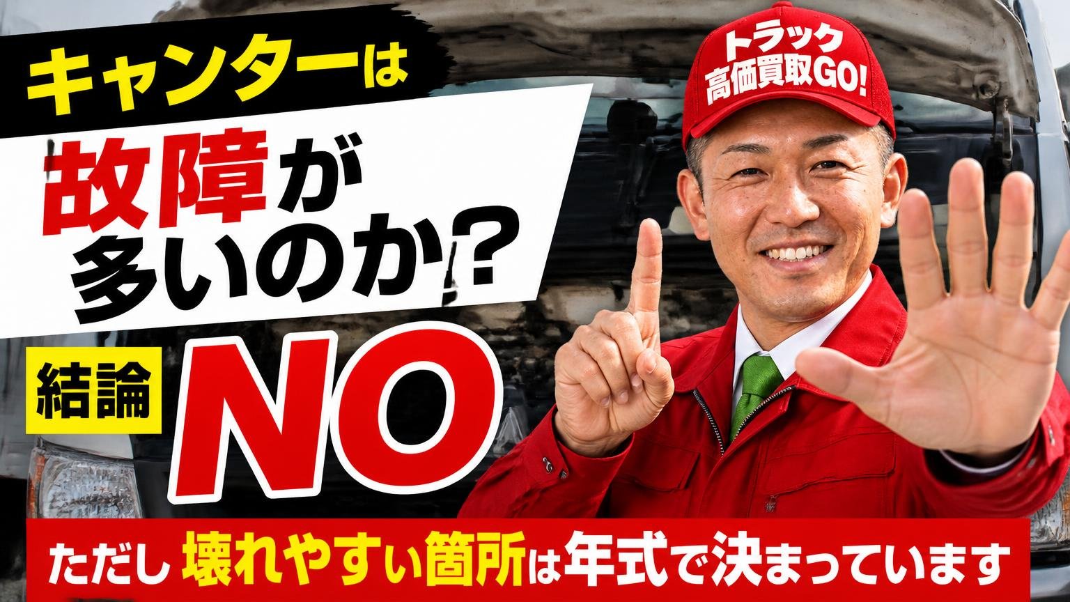 【結論】キャンターは故障が多いのか?答えは「NO」。ただし壊れやすい箇所は年式で決まっています
