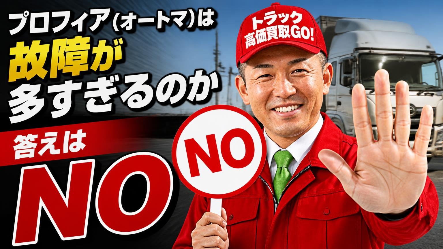 【結論】プロフィア(オートマ)は「故障が多すぎる」のか|答えはNOです