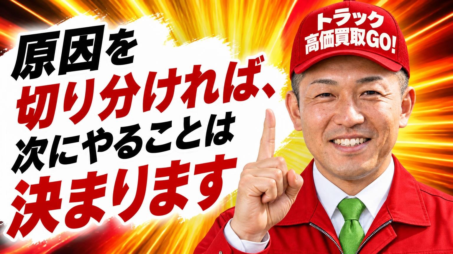 まとめ:原因を切り分ければ、次にやることは決まります