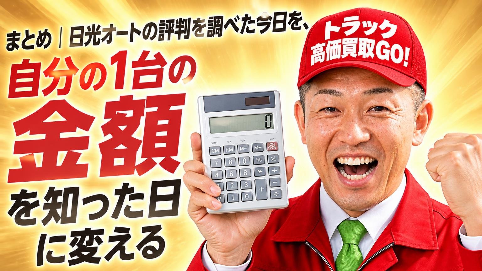 まとめ｜日光オートの評判を調べた今日を、「自分の1台の金額を知った日」に変える