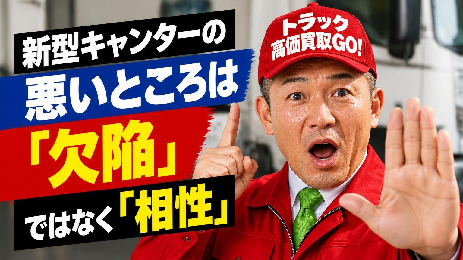 まとめ:新型キャンターの悪いところは「欠陥」ではなく「相性」