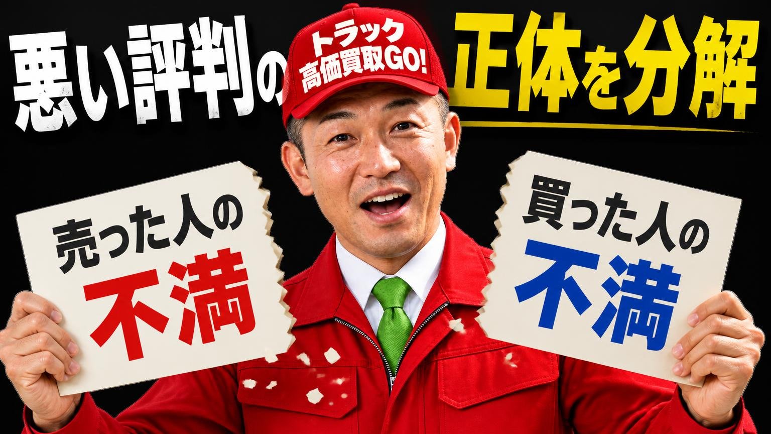 「悪い評判」の正体を分解する|売った人の不満と、買った人の不満は別物