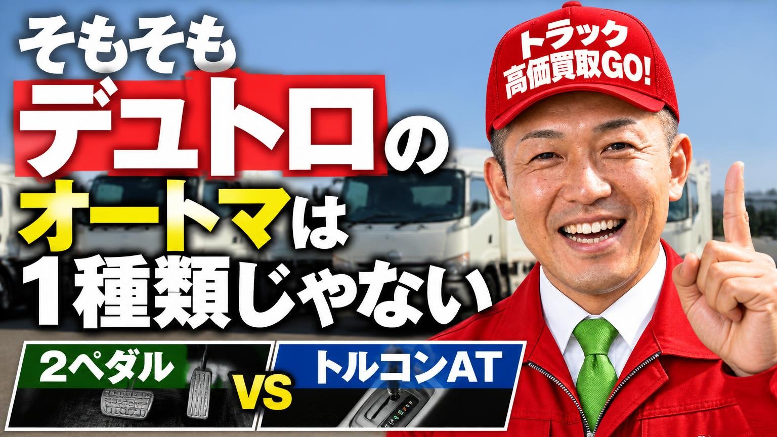 そもそも「デュトロのオートマ」は1種類じゃない|2ペダルとトルコンATの違い