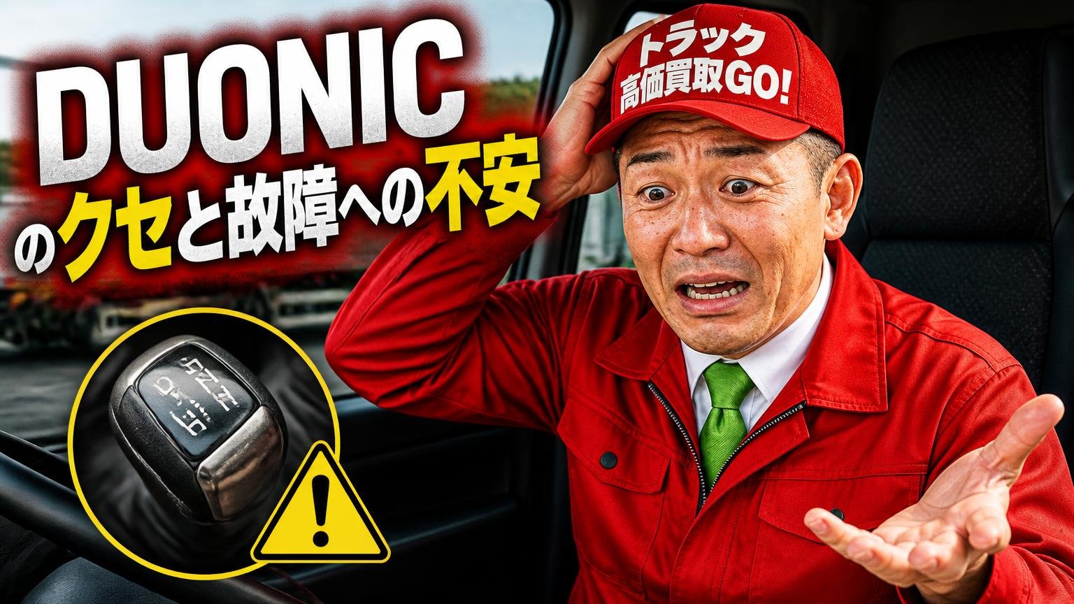悪いところ①DUONIC(2ペダル変速機)のクセと、故障への不安
