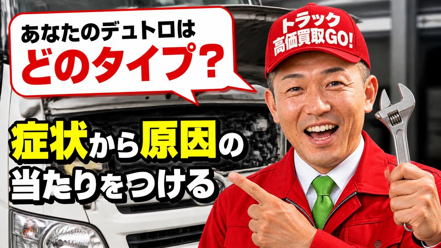 あなたのデュトロはどのタイプ?症状から原因の当たりをつける