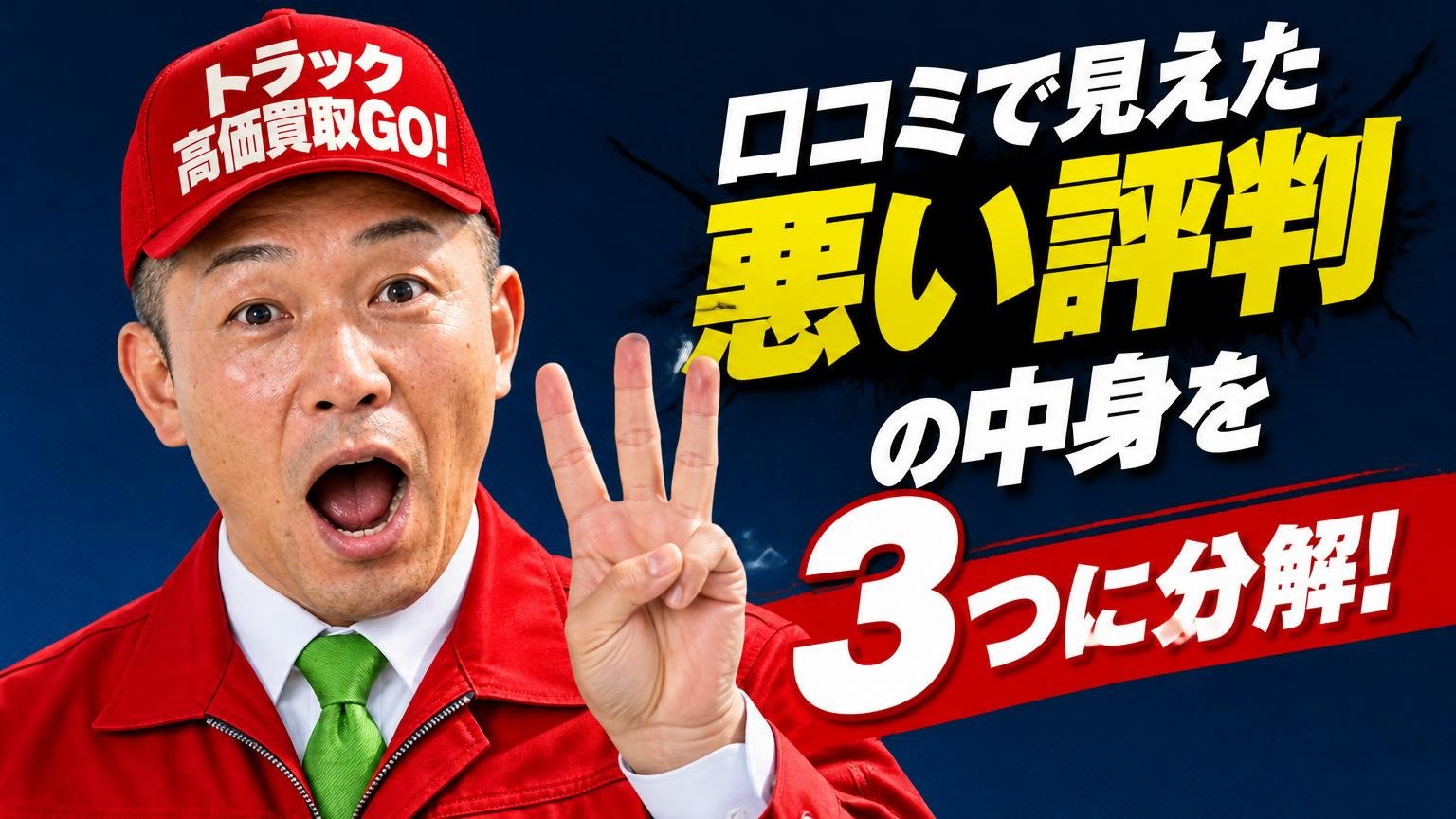 口コミで見えた「悪い評判」の中身を3つに分解する