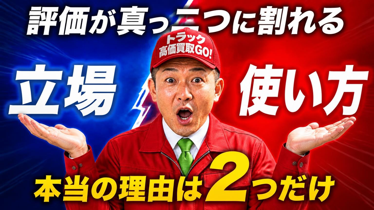 評価が真っ二つに割れる本当の理由は「立場」と「使い方」の2つだけ