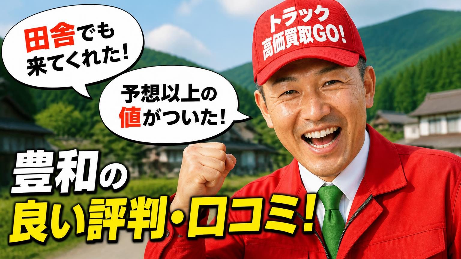 豊和の良い評判・口コミ｜「田舎でも来てくれた」「予想以上の値がついた」