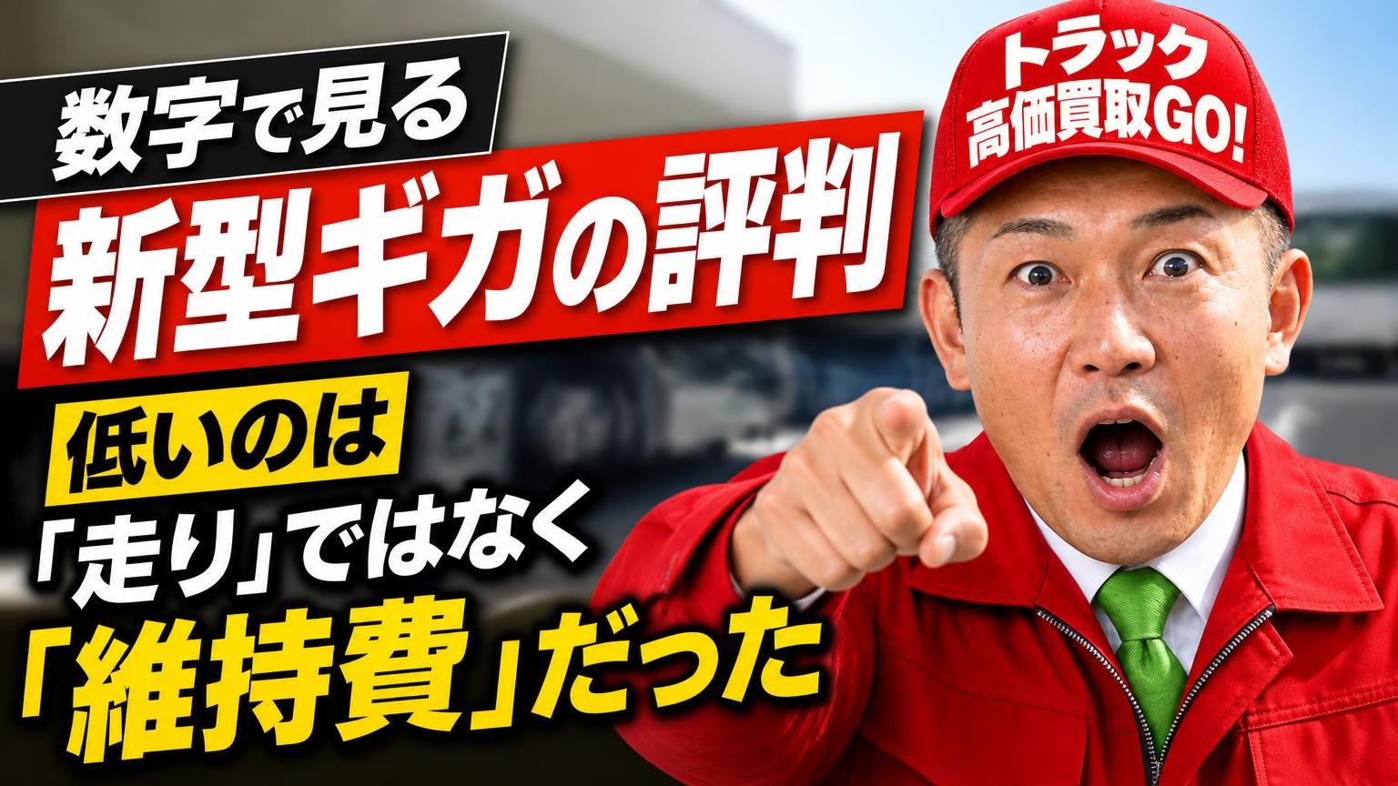 数字で見る新型ギガの評判|低いのは「走り」ではなく「維持費」だった
