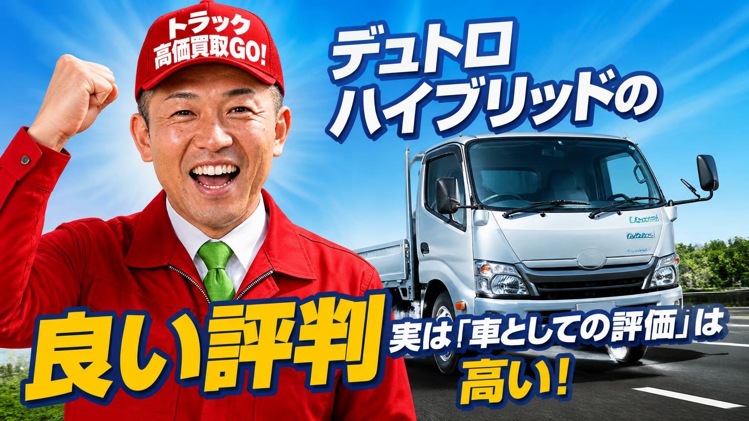 デュトロハイブリッドの良い評判|実は「車としての評価」は高い