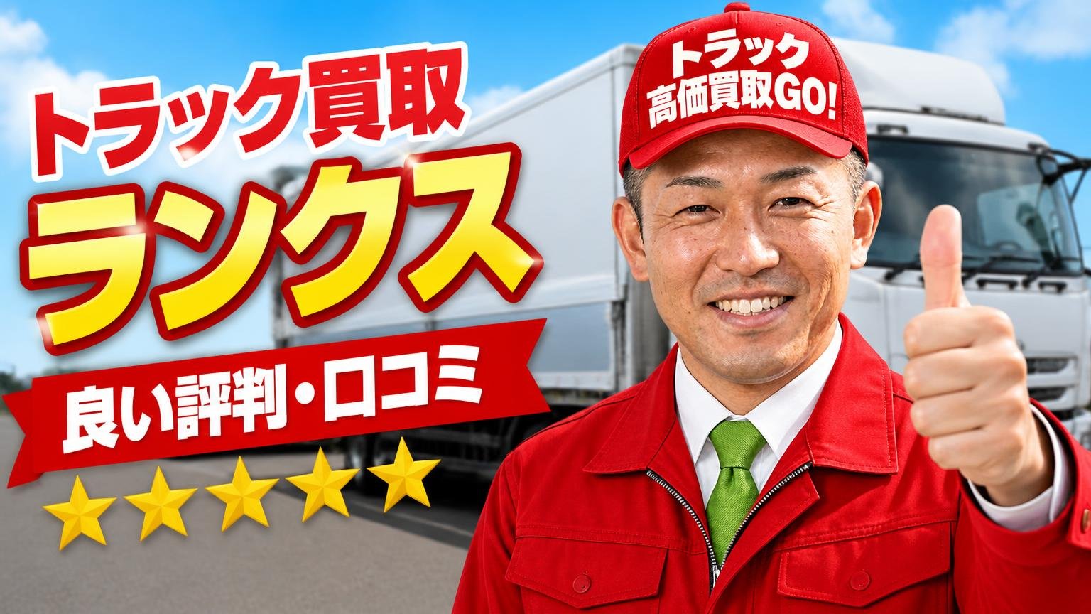 トラック買取ランクスの良い評判・口コミ