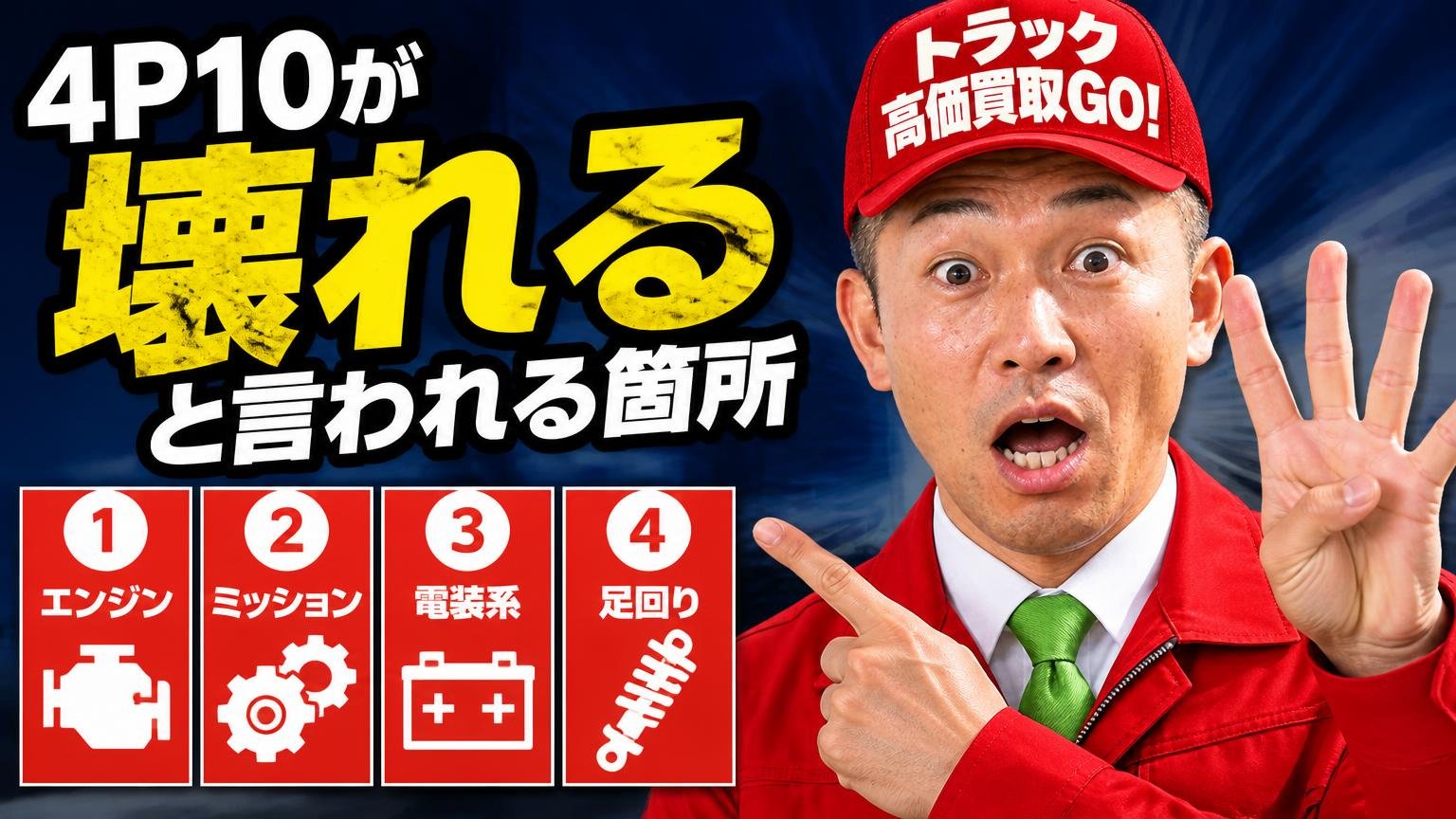 【否定的な口コミ】4P10が「壊れる」と言われる箇所を4つに分けて整理する