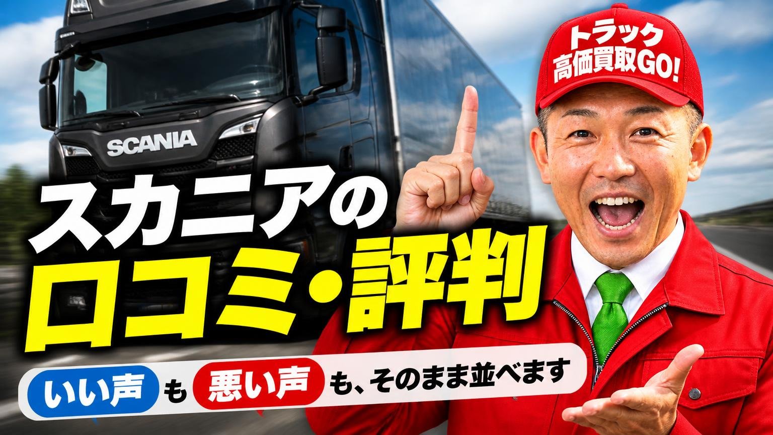 スカニアの口コミ・評判｜いい声も悪い声も、そのまま並べます