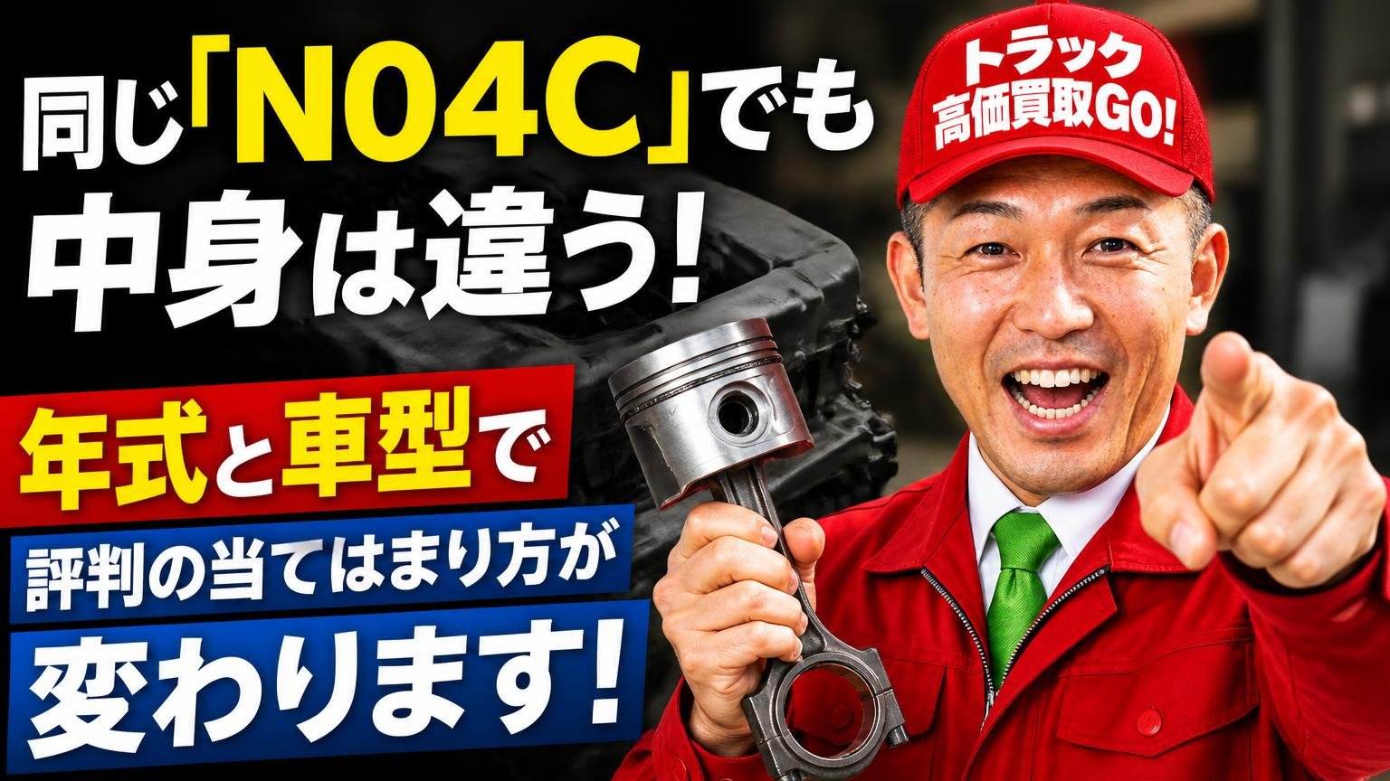 同じ「N04C」でも中身は違う｜年式と車型で評判の当てはまり方が変わります