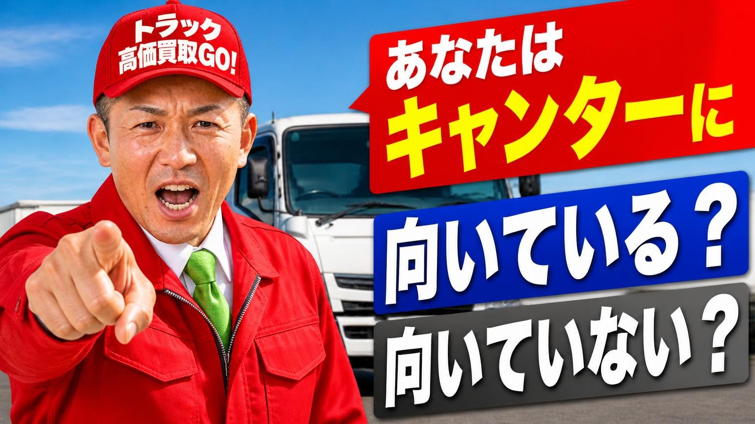 あなたはキャンターに向いているか、向いていないか。仕事の内容で判定できます