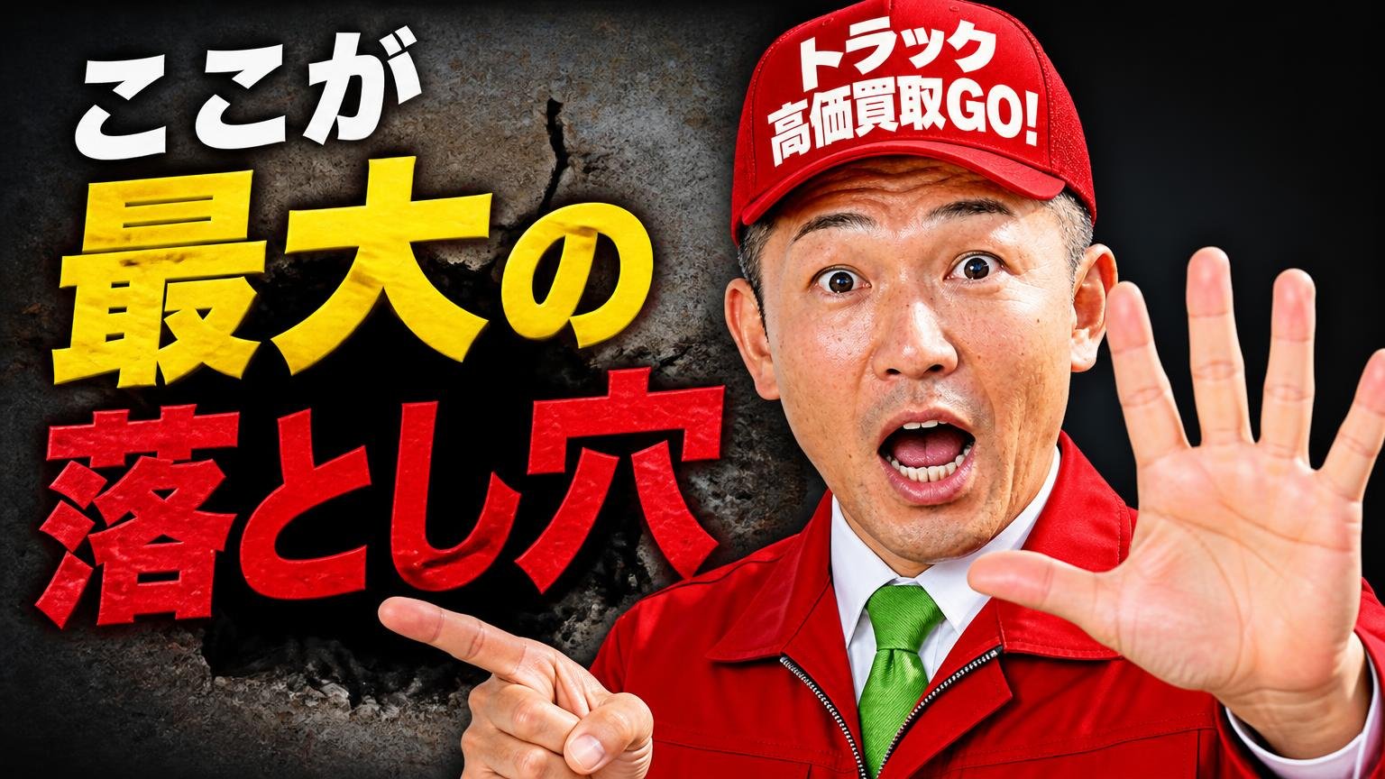 ここが最大の落とし穴。その評判、トラック買取の評判ではありません