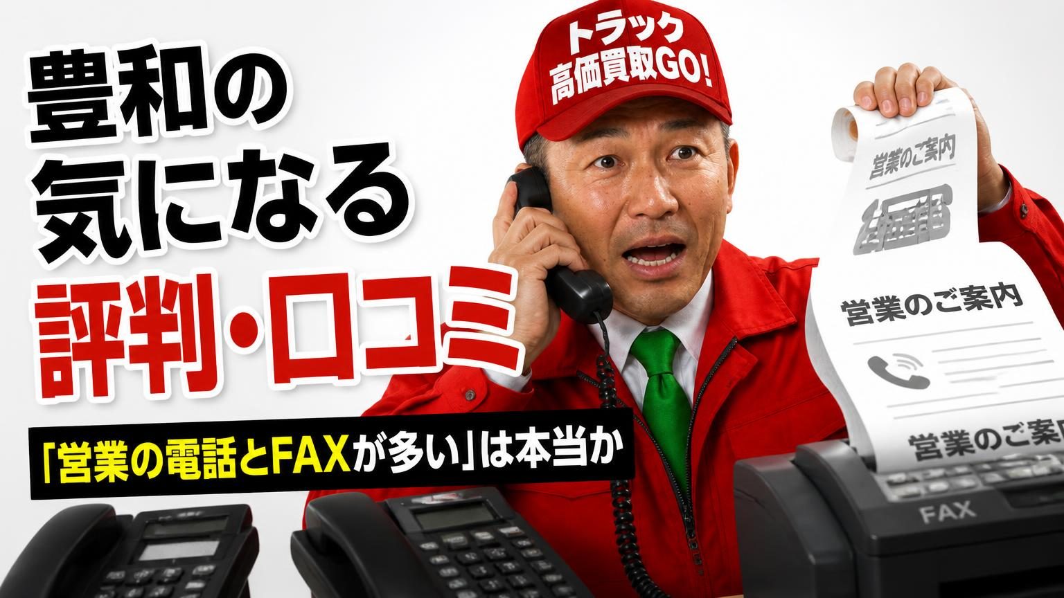 豊和の気になる評判・口コミ｜「営業の電話とFAXが多い」は本当か