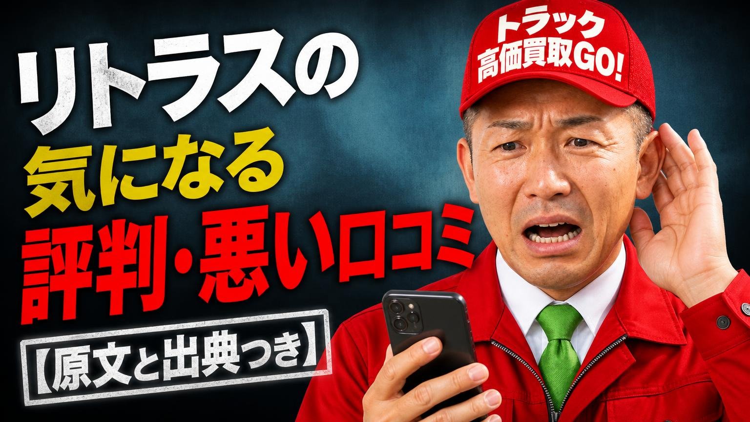 リトラスの気になる評判・悪い口コミ【原文と出典つき】
