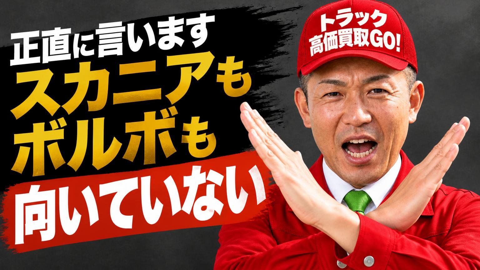 正直に言います|スカニアもボルボも「向いていない」ケース