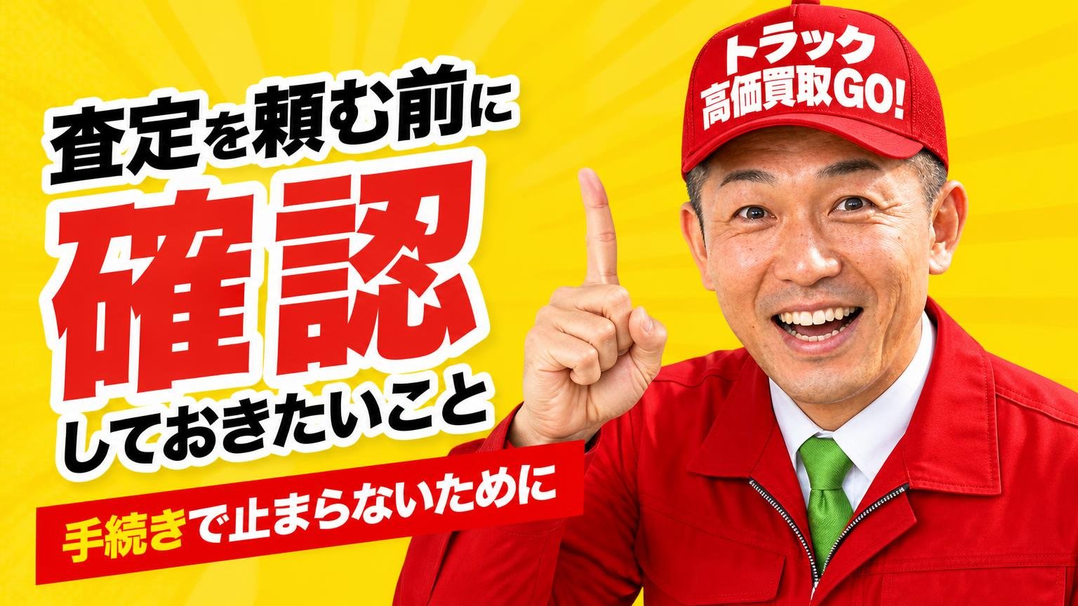 査定を頼む前に確認しておきたいこと(手続きで止まらないために)
