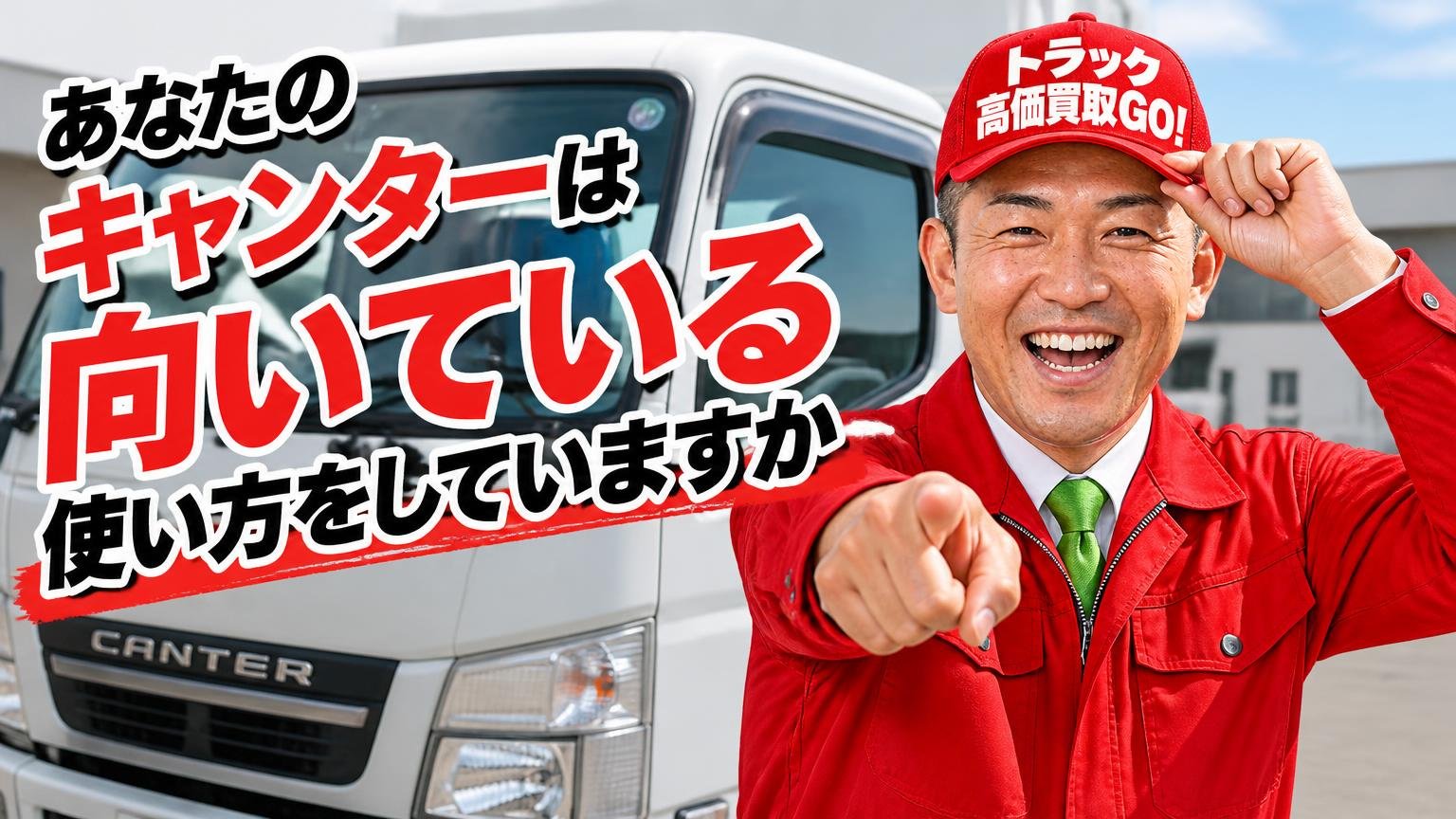 あなたのキャンターは「向いている使い方」をしていますか