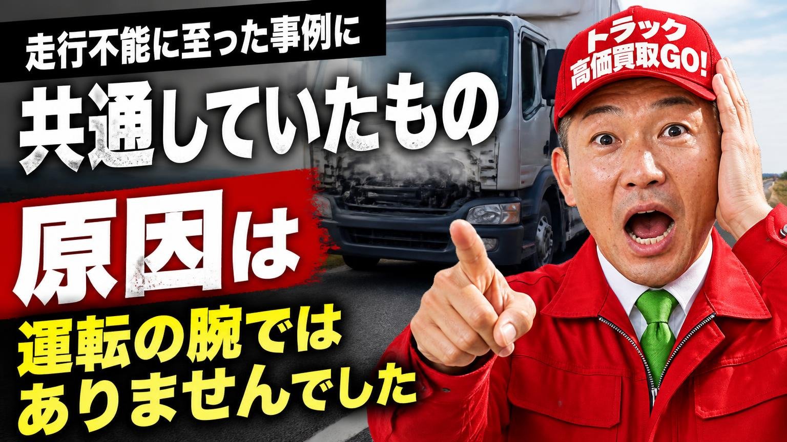 走行不能に至った事例に共通していたもの|原因は運転の腕ではありませんでした