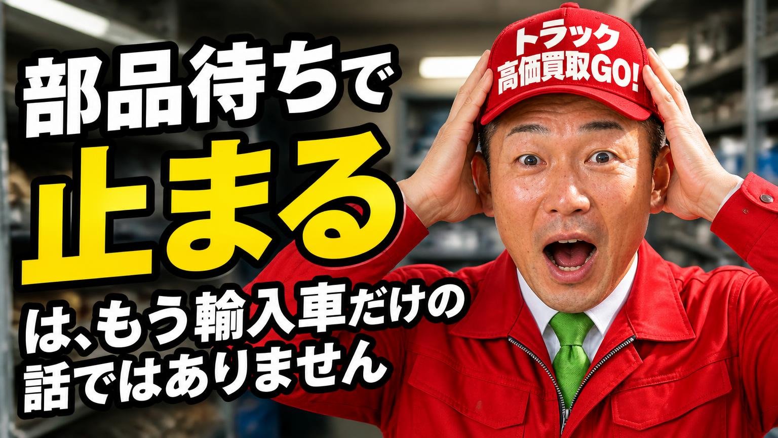 「部品待ちで止まる」は、もう輸入車だけの話ではありません