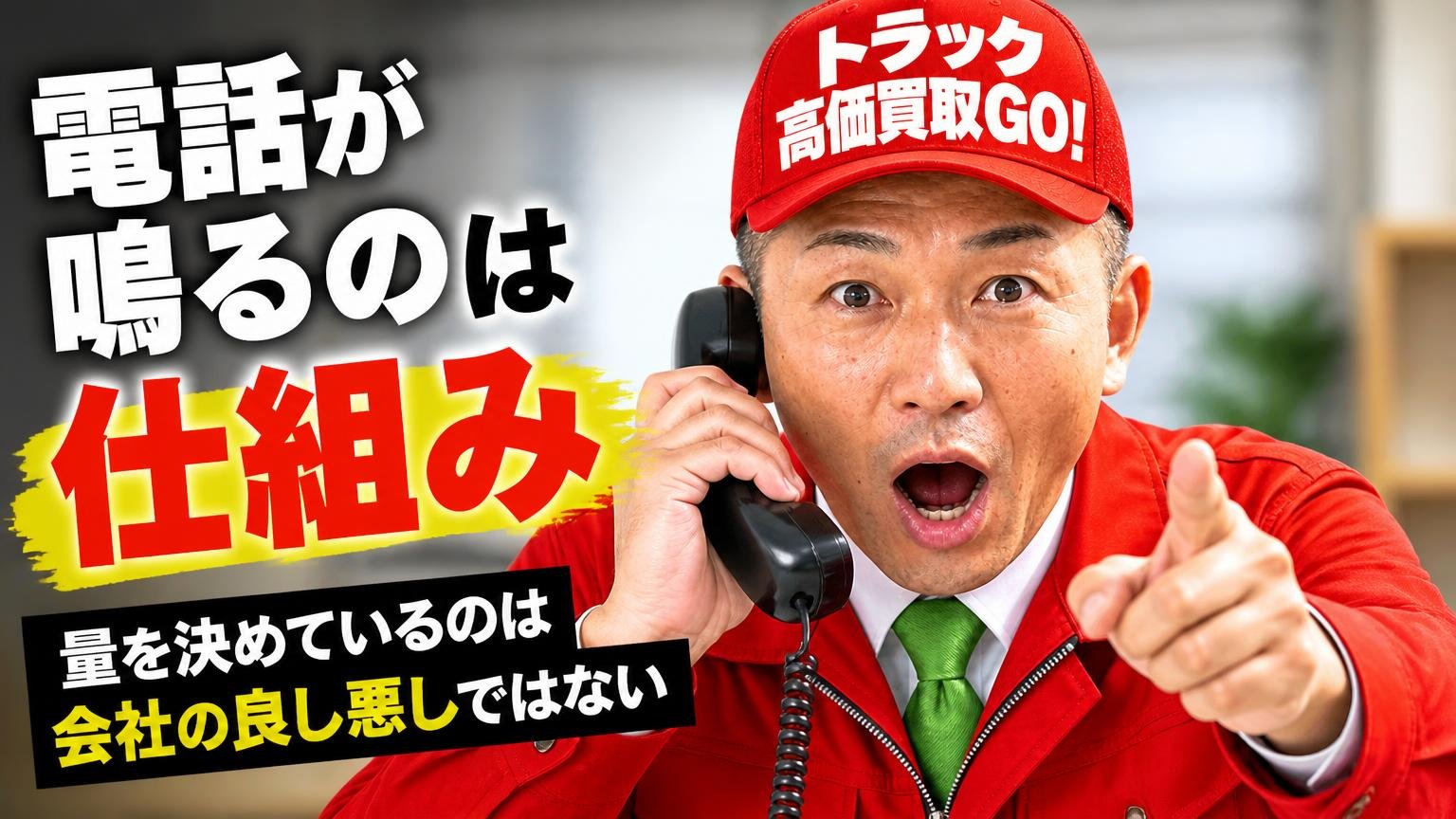 電話が鳴るのは「仕組み」|量を決めているのは会社の良し悪しではない
