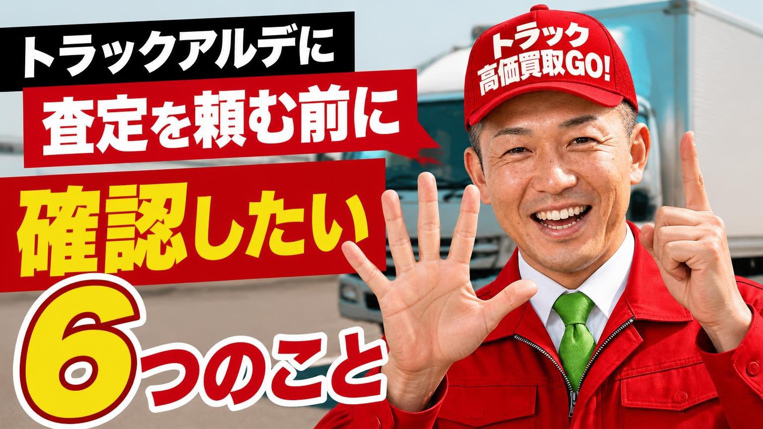 トラックアルデに査定を頼む前に、確認したい6つのこと