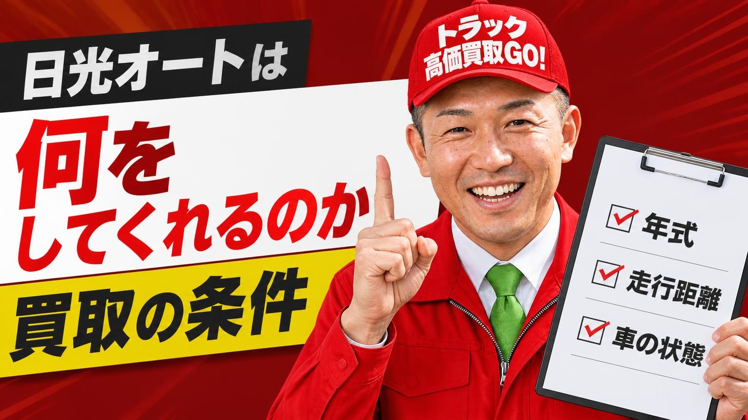 日光オートは何をしてくれるのか｜公式サイトが明言している買取の条件