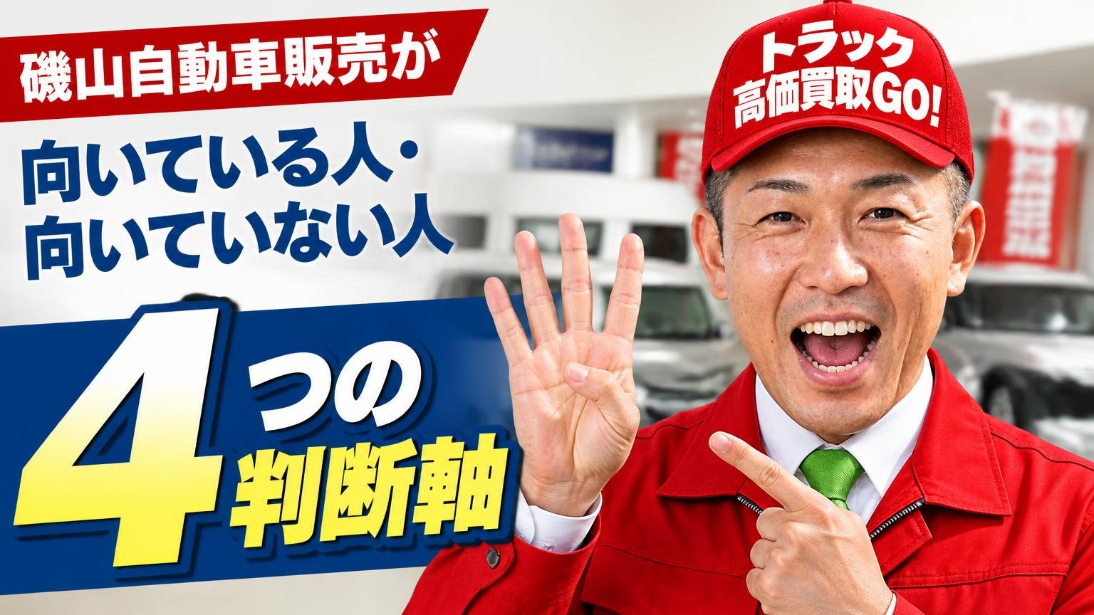 磯山自動車販売が向いている人・向いていない人【4つの判断軸】