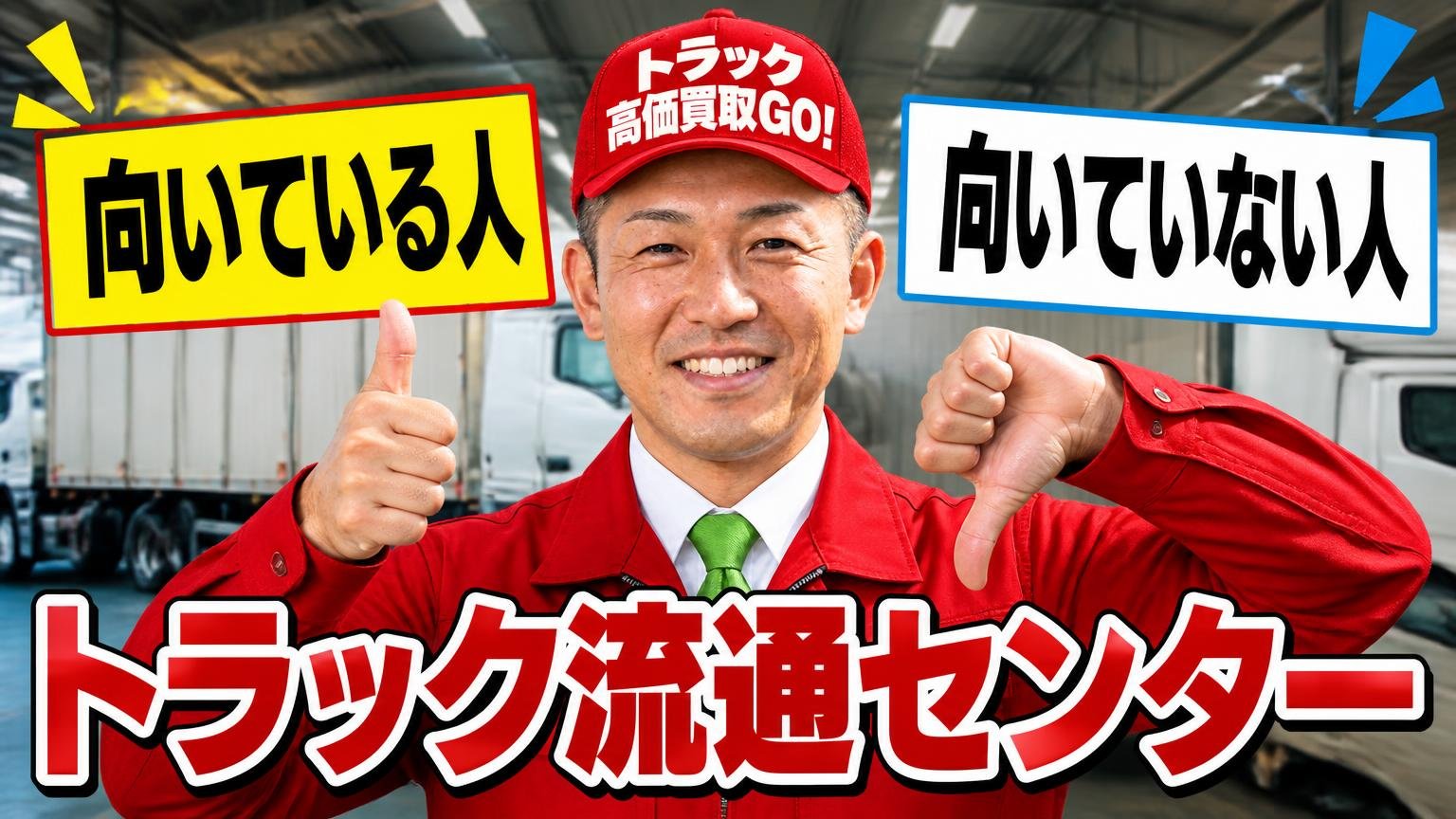 トラック流通センターが向いている人・向いていない人