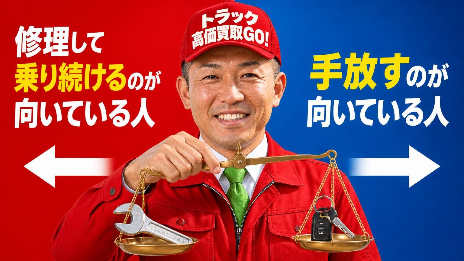 修理して乗り続けるのが向いている人/手放すのが向いている人