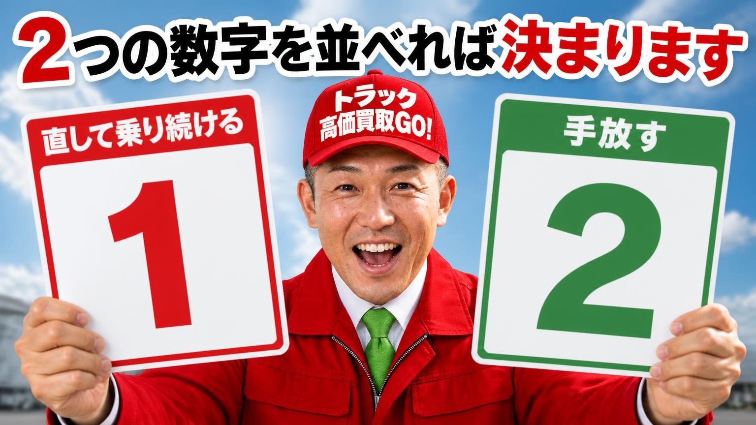 「直して乗り続ける」か「手放す」か──2つの数字を並べれば決まります