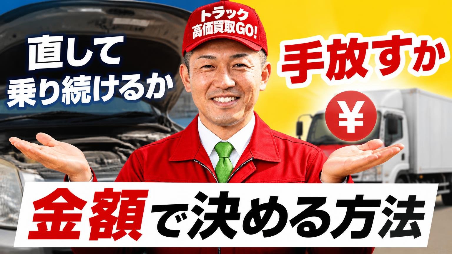 直して乗り続けるか、手放すか｜金額で決める方法