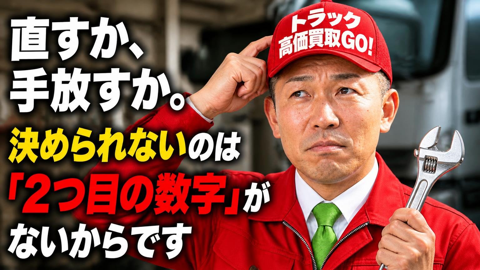 直すか、手放すか。決められないのは「2つ目の数字」がないからです