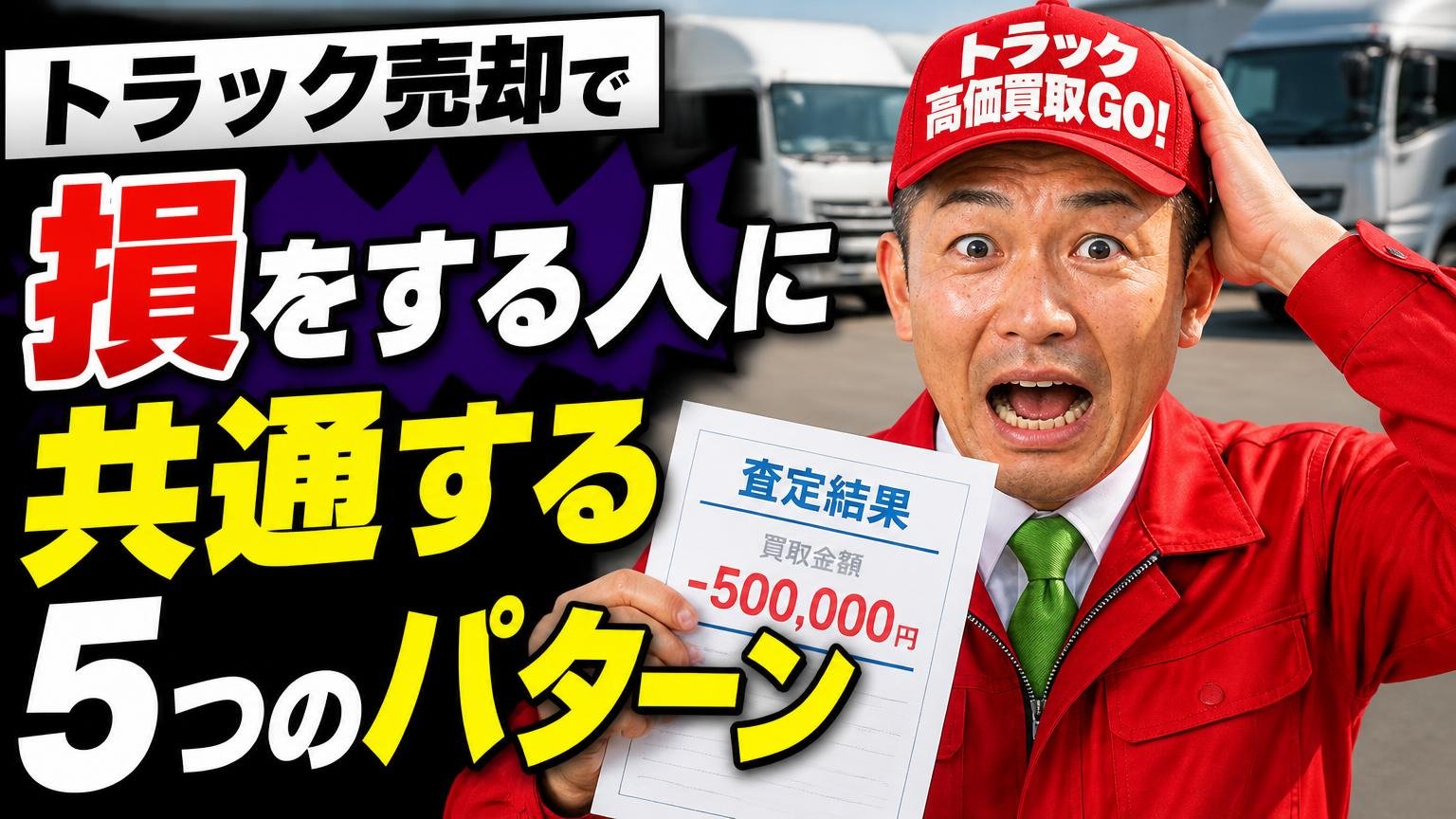 トラック売却で損をする人に共通する5つのパターン