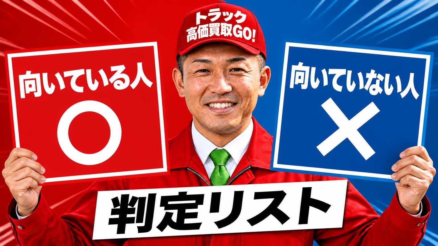 トラックランドが向いている人・向いていない人【判定リスト】