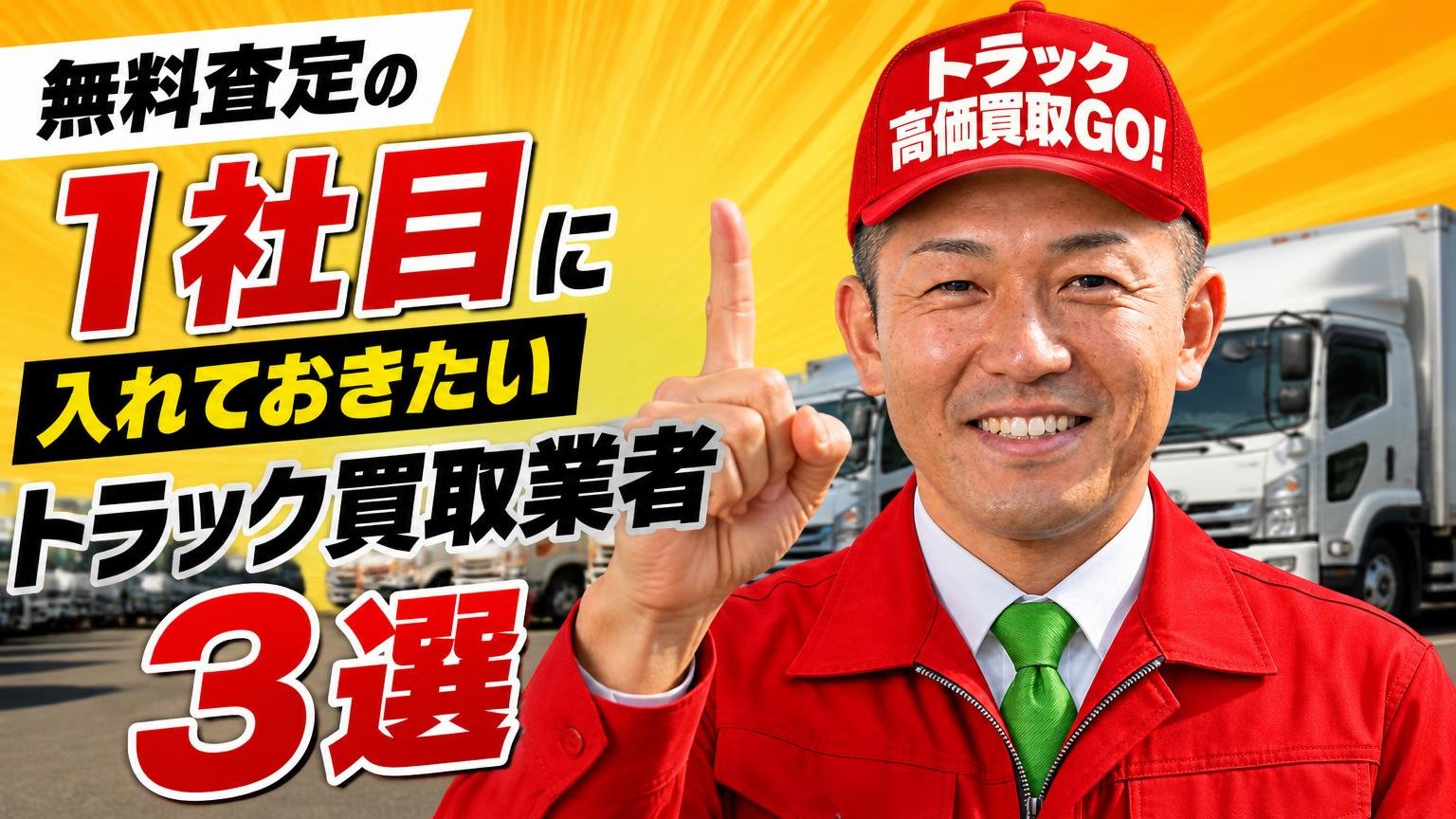 無料査定の"1社目"に入れておきたいトラック買取業者3選
